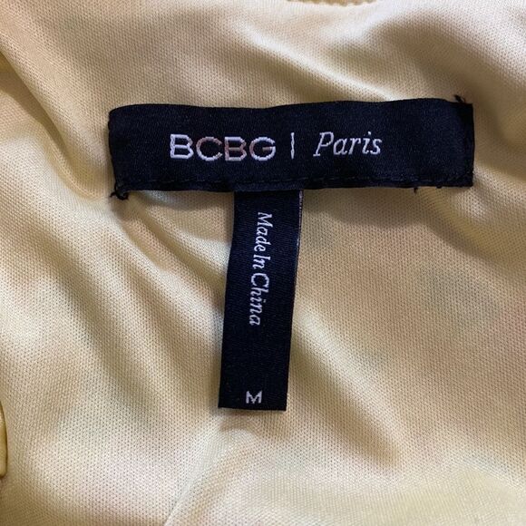 BCBG Paris Spring Floral Ruffle Yellow, White, Red & Pink  Mini Dress - Picture 8 of 9